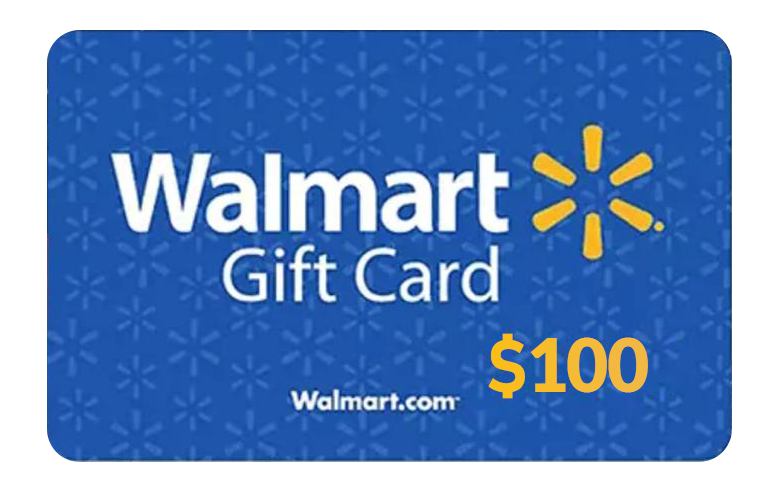 Walmart gift card $100